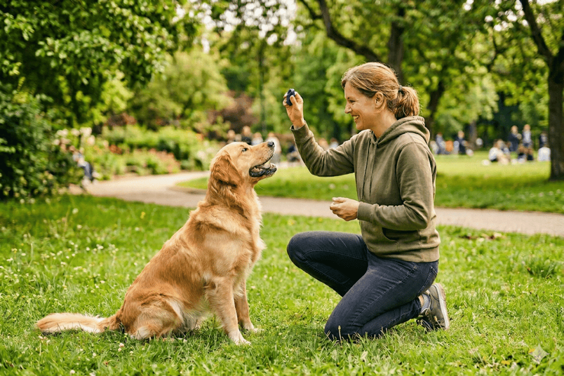 How do I train my dog to stay within the boundary?