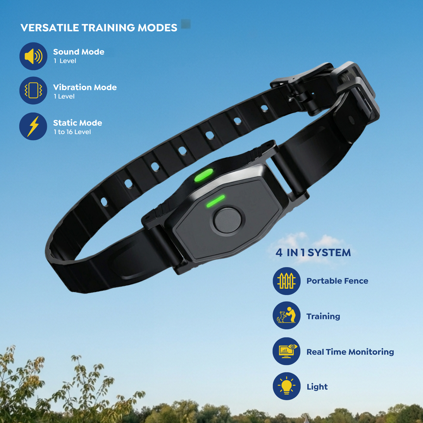 PawGuard Freedom Go Fence T810Pro Portable Wireless Dog Fence & Trainer
