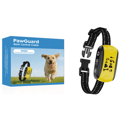 PawGuard Stop Bark Collar PG301 Gentle No-Shock Bark Control for Dogs