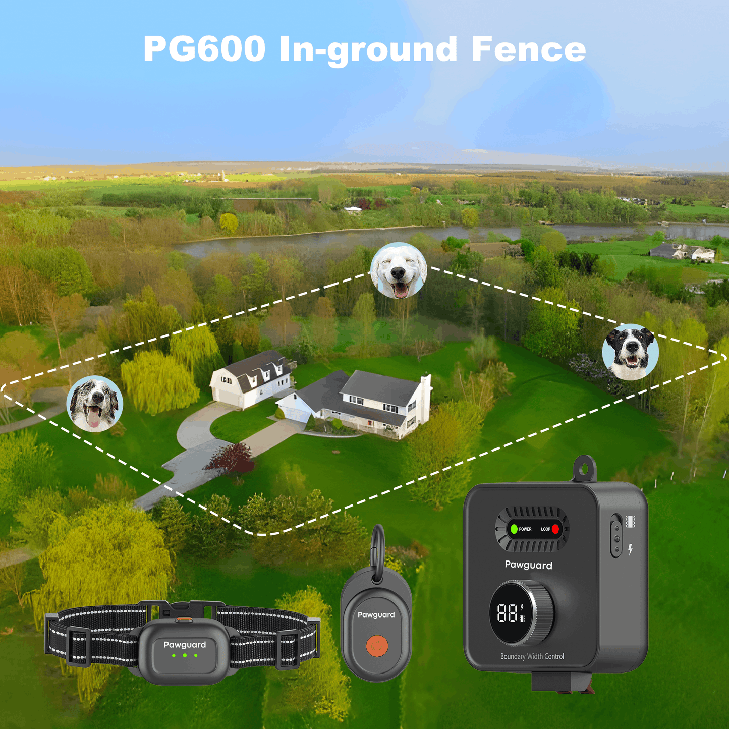 PawGuard F600 In-Ground Fence