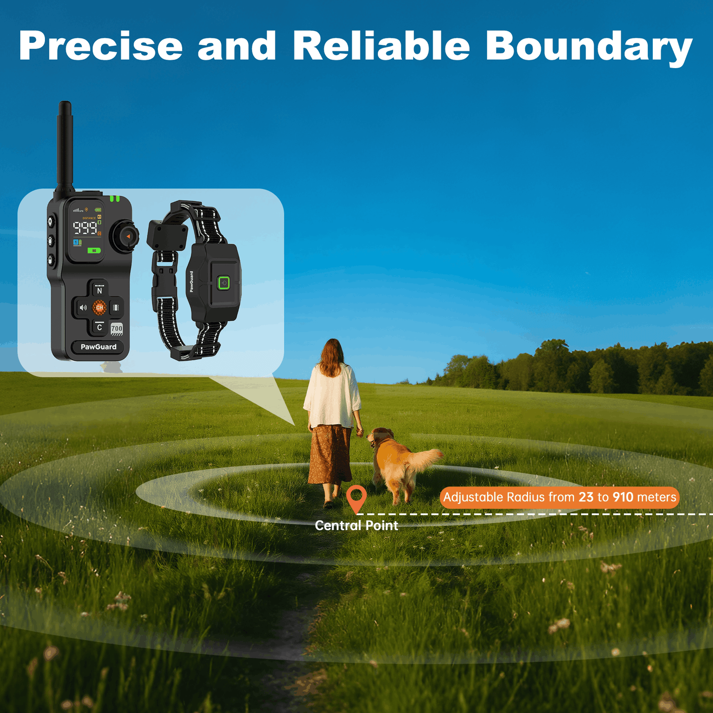 PawGuard 700 Plus GPS Wireless Dog Fence