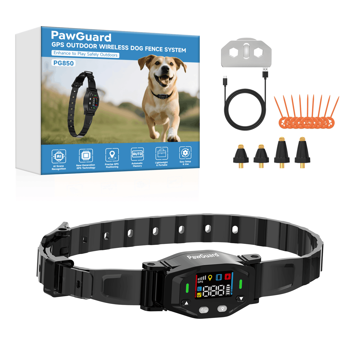 PawGuard 850 GPS Outdoor Wireless Dog Fence