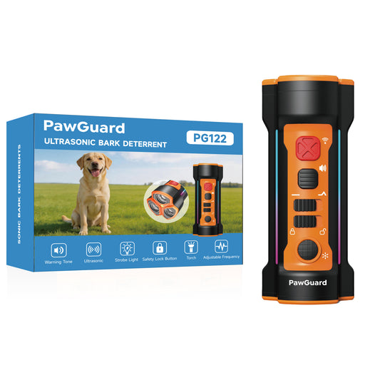 PawGuard UB122 Ultrasonic Bark Control – 3-in-1 Anti-Bark, Flashlight & Laser